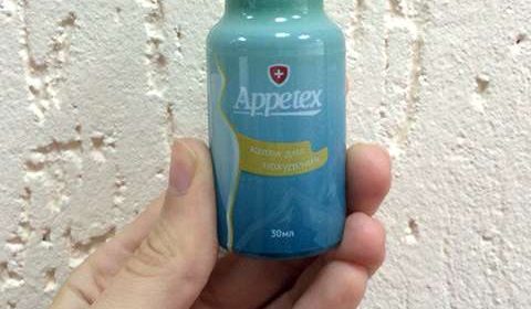 Фото капель Appetex для похудения в руках покупателя